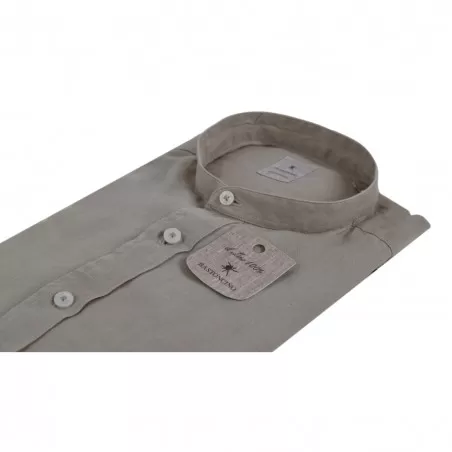CAMICIA IN LINO BASTONCINO B050.COREANO 06