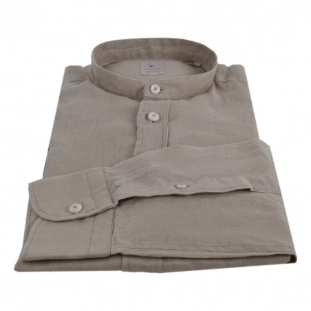CAMICIA IN LINO BASTONCINO B050.COREANO 06