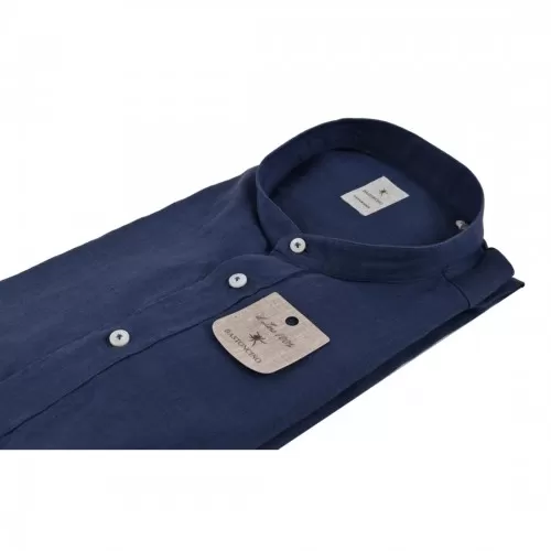CAMICIA IN LINO BASTONCINO B050.COREANO 20