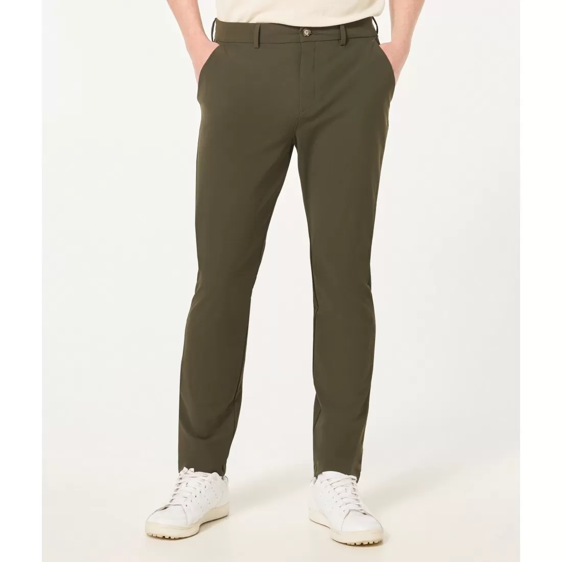 PANTALONE SLIM FIT CRUNA BRERA.1145 MILITARE