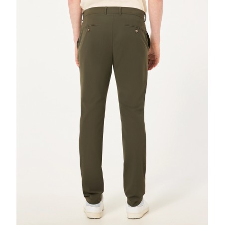 PANTALONE SLIM FIT CRUNA BRERA.1145 MILITARE