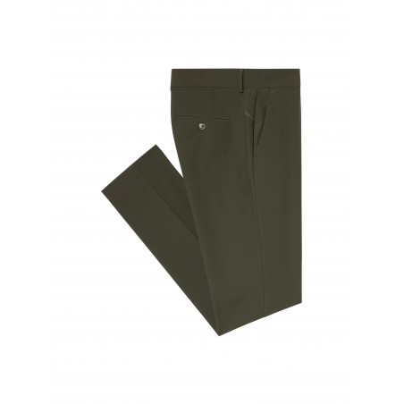 PANTALONE SLIM FIT CRUNA BRERA.1145 MILITARE