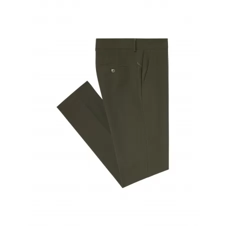 PANTALONE SLIM FIT CRUNA BRERA.1145 MILITARE