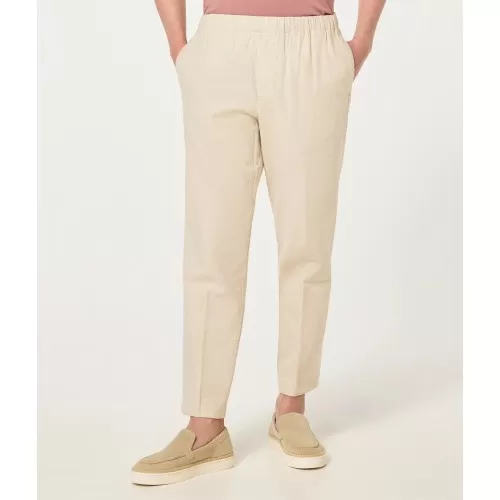 PANTALONE LOOSE FIT CRUNA BURANO.1113 ECRU