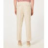 PANTALONE LOOSE FIT CRUNA BURANO.1113 ECRU