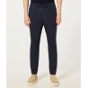 PANTALONE SLIM COULISSE CRUNA MITTE.1101 BLU