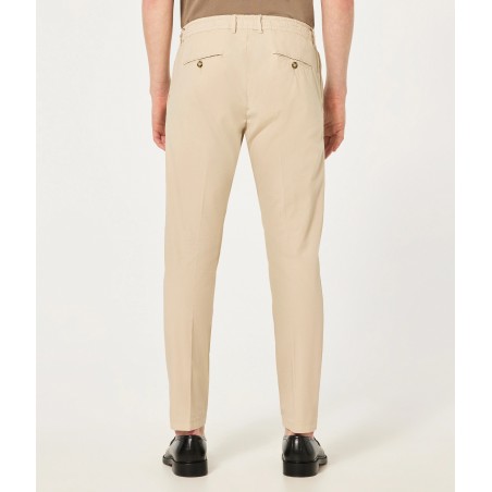 PANTALONE SLIM COULISSE CRUNA MITTE.1101 BURRO
