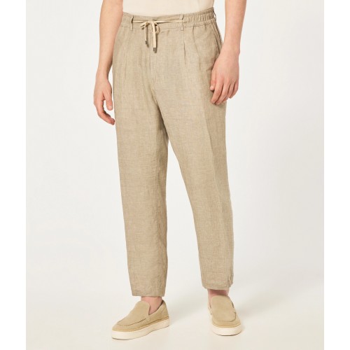 PANTALONE COULISSE LINO...