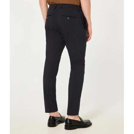 PANTALONE SLIM COULISSE CRUNA MITTE.1149 BLU