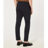 PANTALONE SLIM COULISSE CRUNA MITTE.1149 BLU