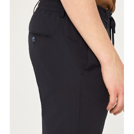 PANTALONE SLIM COULISSE CRUNA MITTE.1149 BLU