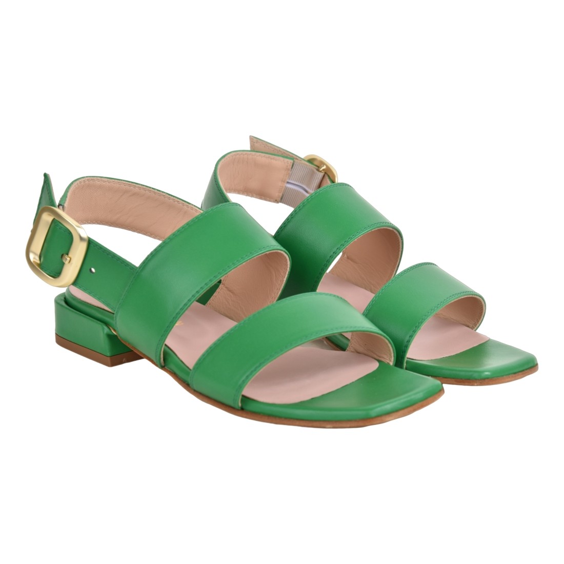 SANDALO CON FIBBIA SITON 2316 VERDE