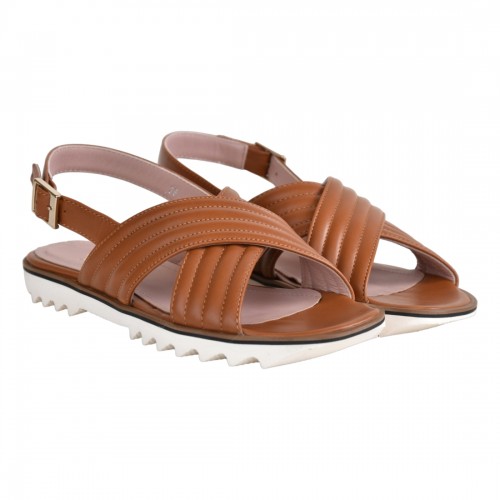 SANDALO IN NAPPA SITON 2322 CUOIO
