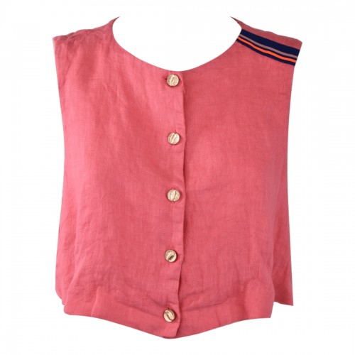 CAMICIA S/MANICHE ALESSIA SANTI 311SD45035 S3610
