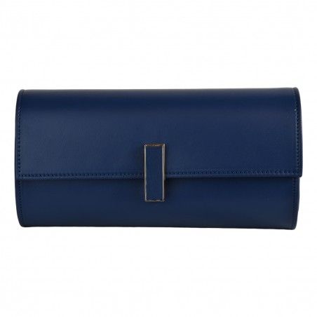 POCHETTE NINA HILL AG2NAPPA BLUNAVY