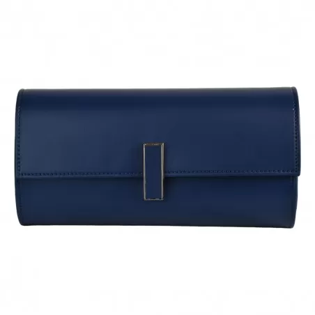 POCHETTE NINA HILL AG2NAPPA BLUNAVY