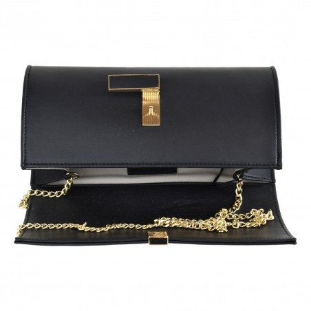 POCHETTE NINA HILL AG2NAPPA NERO