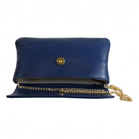 POCHETTE NINA HILL AG3NAPPA BLUNAVY