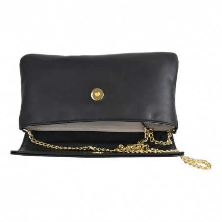 POCHETTE NINA HILL AG3NAPPA NERO
