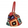 BORSA ITACA CROCHET LA MILANESA ITR ROSSO