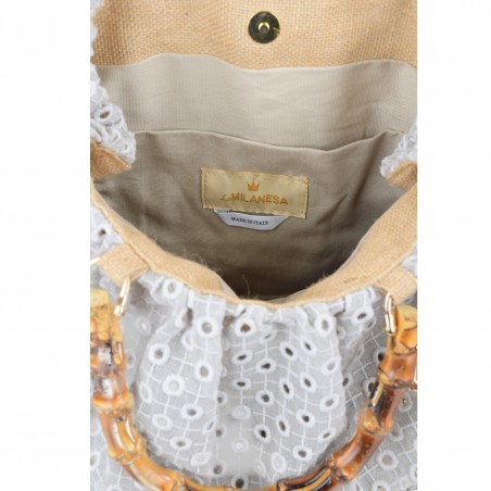 BORSA LEVANZO LA MILANESA LEVUN BEIGE