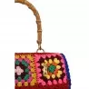 BORSA NOTO MEDIA CROCHET LA MILANESA NOTOM ROSSO