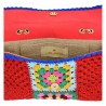 BORSA NOTO MEDIA CROCHET LA MILANESA NOTOM ROSSO