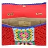 BORSA NOTO MEDIA CROCHET LA MILANESA NOTOM ROSSO