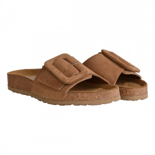 CIABATTA CAMOSCIO J.O.LUXURY STYLE 5952 CUOIO