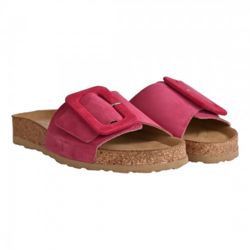CIABATTA CAMOSCIO J.O.LUXURY STYLE 5952 FUXIA