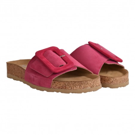 CIABATTA CAMOSCIO J.O.LUXURY STYLE 5952 FUXIA
