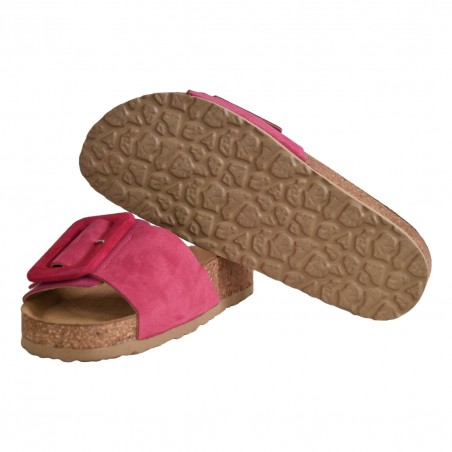 CIABATTA CAMOSCIO J.O.LUXURY STYLE 5952 FUXIA