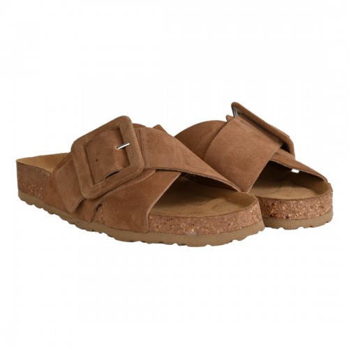 CIABATTA CAMOSCIO J.O.LUXURY STYLE 5975 CUOIO