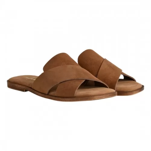 CIABATTA CAMOSCIO J.O.LUXURY STYLE 5990 CUOIO