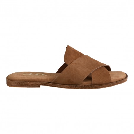 CIABATTA CAMOSCIO J.O.LUXURY STYLE 5990 CUOIO