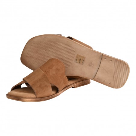 CIABATTA CAMOSCIO J.O.LUXURY STYLE 5990 CUOIO