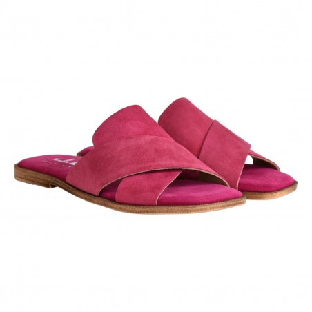 CIABATTA CAMOSCIO J.O.LUXURY STYLE 5990 FUXIA