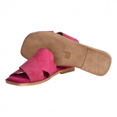 CIABATTA CAMOSCIO J.O.LUXURY STYLE 5990 FUXIA