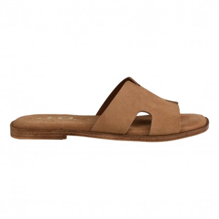 CIABATTA CAMOSCIO J.O.LUXURY STYLE 6016 CUOIO