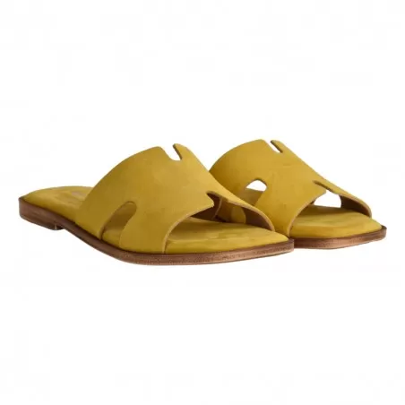 CIABATTA CAMOSCIO J.O.LUXURY STYLE 6016 GIALLO