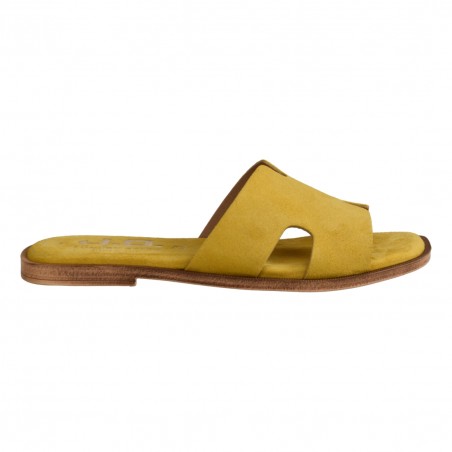 CIABATTA CAMOSCIO J.O.LUXURY STYLE 6016 GIALLO