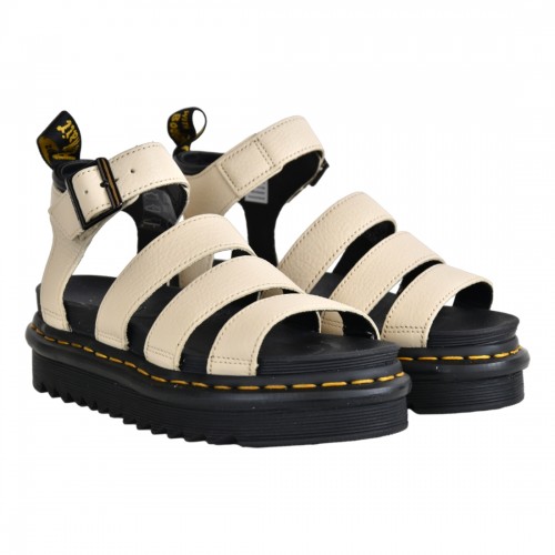 SANDALO 3 CINTURINI DR. MARTENS BLAIRE BEIGE