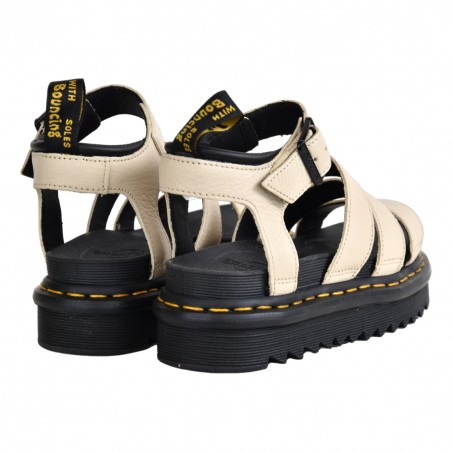 SANDALO 3 CINTURINI DR. MARTENS BLAIRE BEIGE