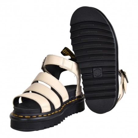 SANDALO 3 CINTURINI DR. MARTENS BLAIRE BEIGE