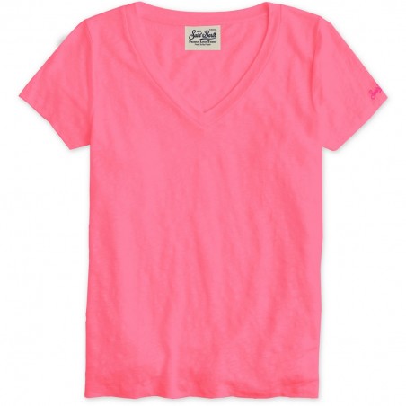 V-NECK T-SHIRT 25 FLUO MC2 SAINT BARTH ELOISE 00002D