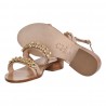 SANDALO IN NAPPA CON MICROCRISTALLI PAOLA FIORENZA FB968 MISIA