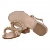 SANDALO IN NAPPA CON MICROCRISTALLI PAOLA FIORENZA FB968 MISIA