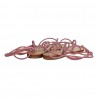 SANDALO GLADIO CON MICROCRISTALLI PAOLA FIORENZA FD21 ROSA