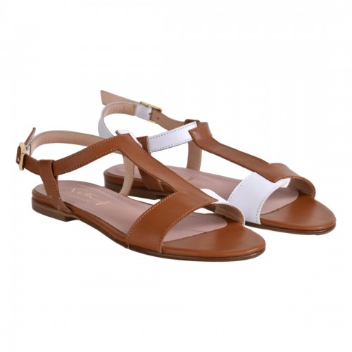 SANDALO IN VITELLO SITON 2302 CUOIO