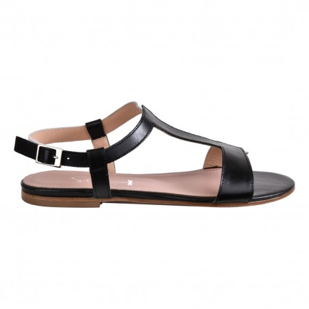 SANDALO IN VITELLO SITON 2302 NERO
